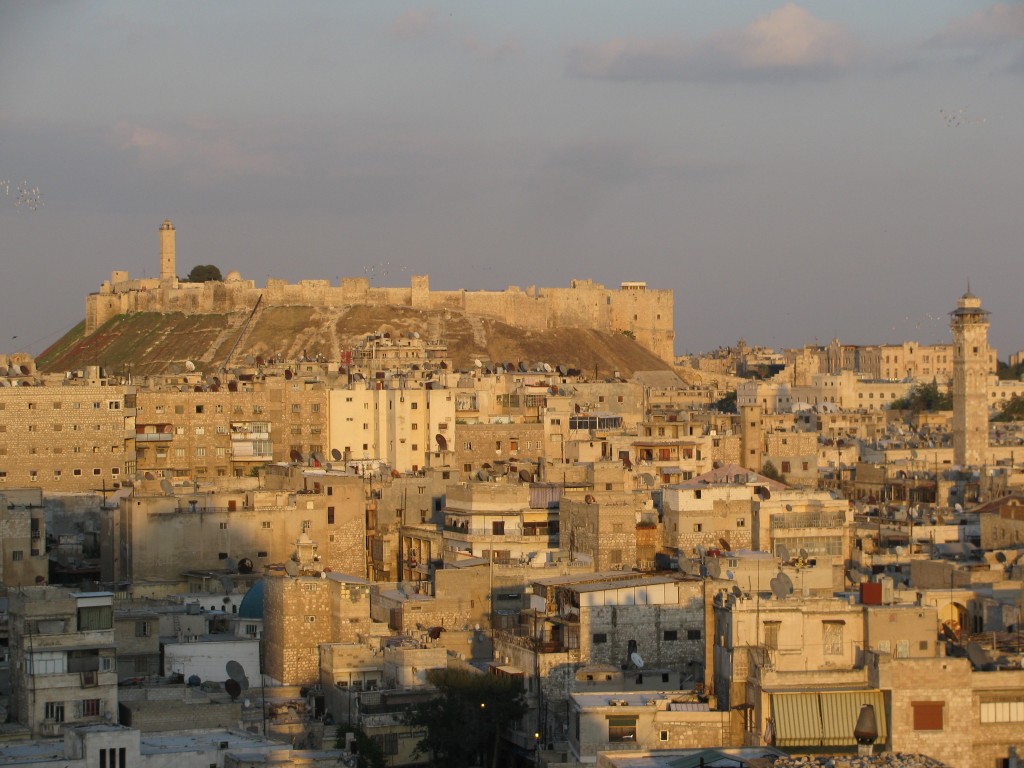 La ciudadela antigua de Aleppo