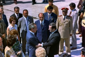 assad meets nixon in 1974